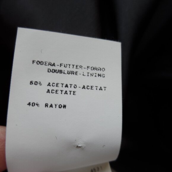 New Moschino CheapandChic Black Sheath Dress w. Beaded Stand Up Collar Size 4 - Picture 16 of 16